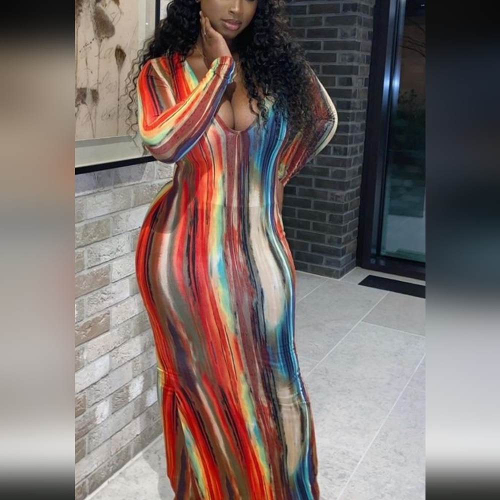 Long sleeve maxi dress ( brand new)